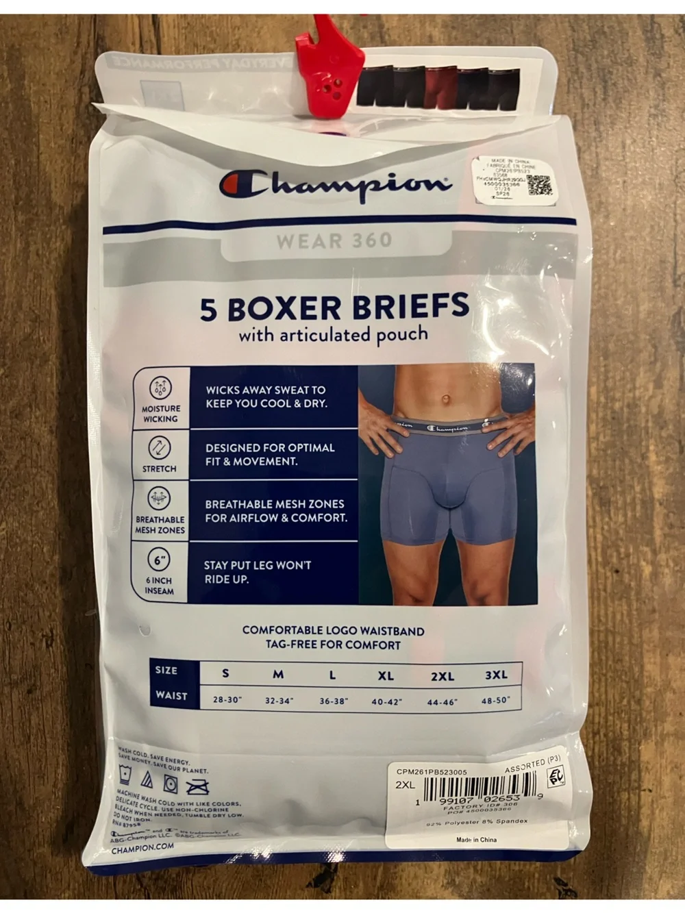 Champion boxer briefs 5x